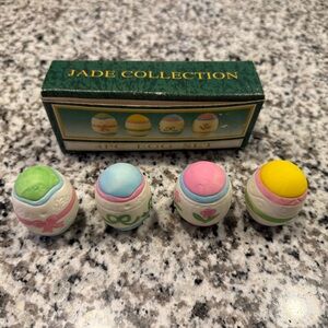 Jade Collection Decorative Egg Set